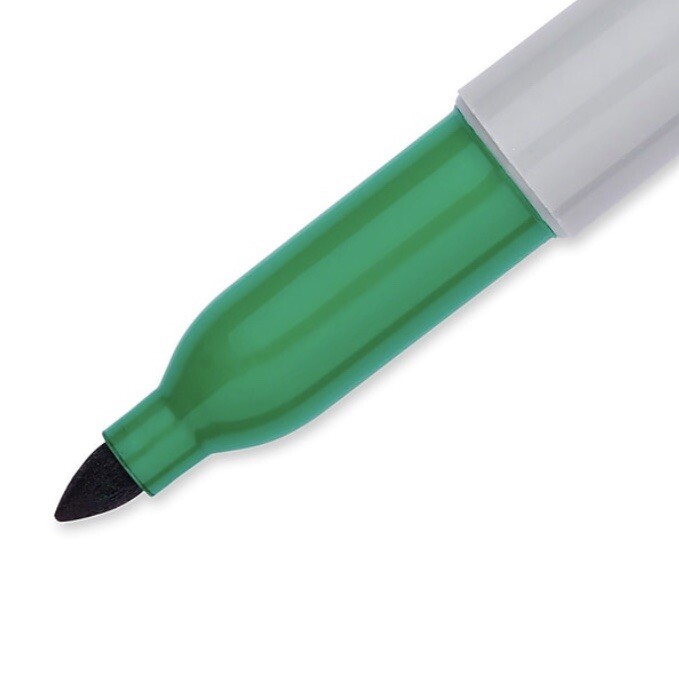 Sharpie Green 12ct Box. Fine Tip.