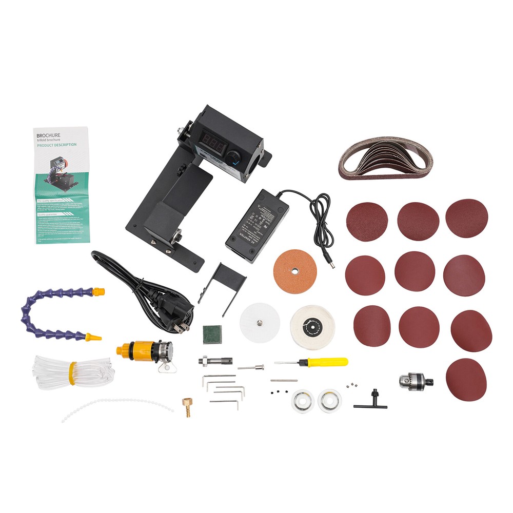 Desktop Mini Belt Sander Grinder Blade Sharpener Tool Table DIY Polishing Sander