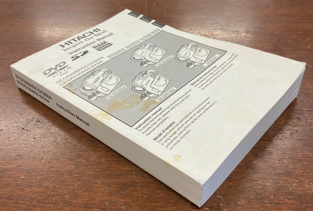 Hitachi 2006 Instruction DVD Video Manual Paperback
