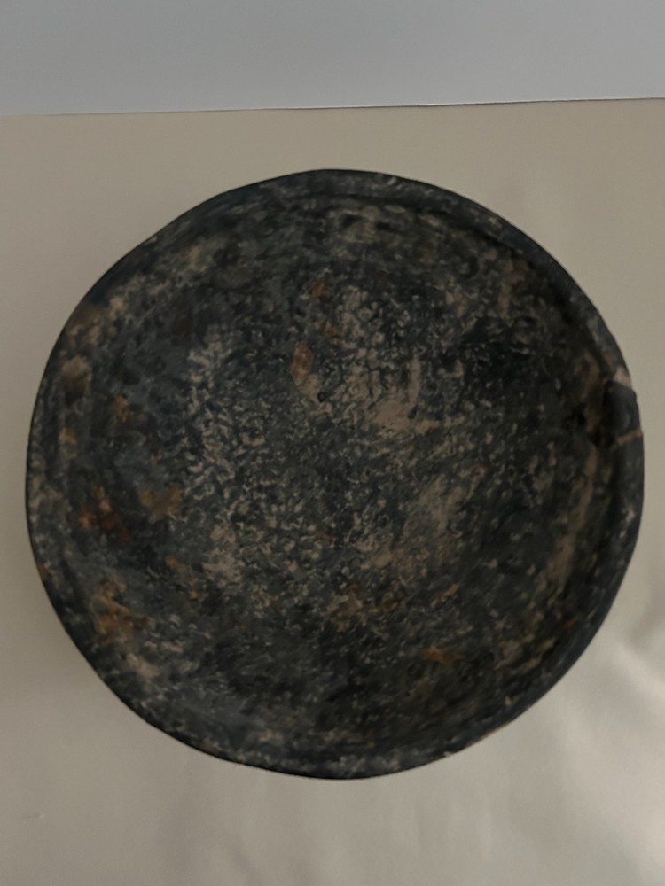 Rustic Bowl - Stone Like Material with Separate Base