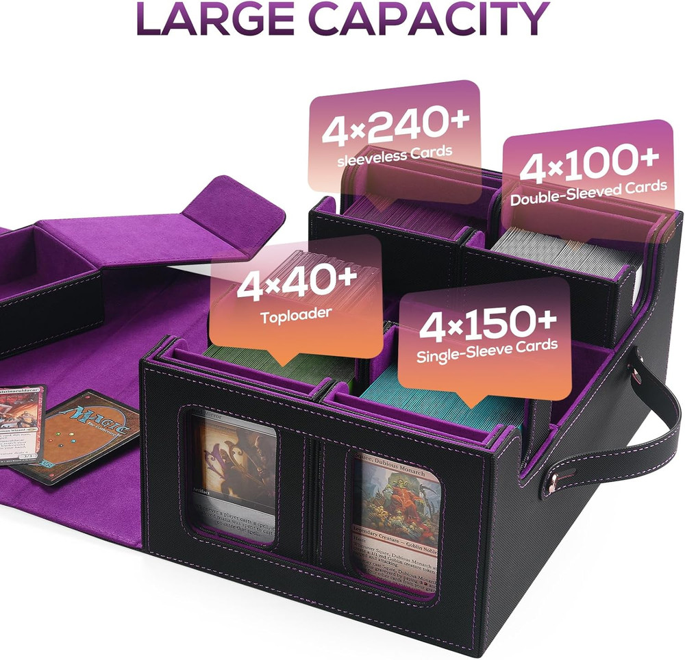 Trading Card Storage Box for MTG MTG Commander Deck Boxmulti-Purpose Deck Case