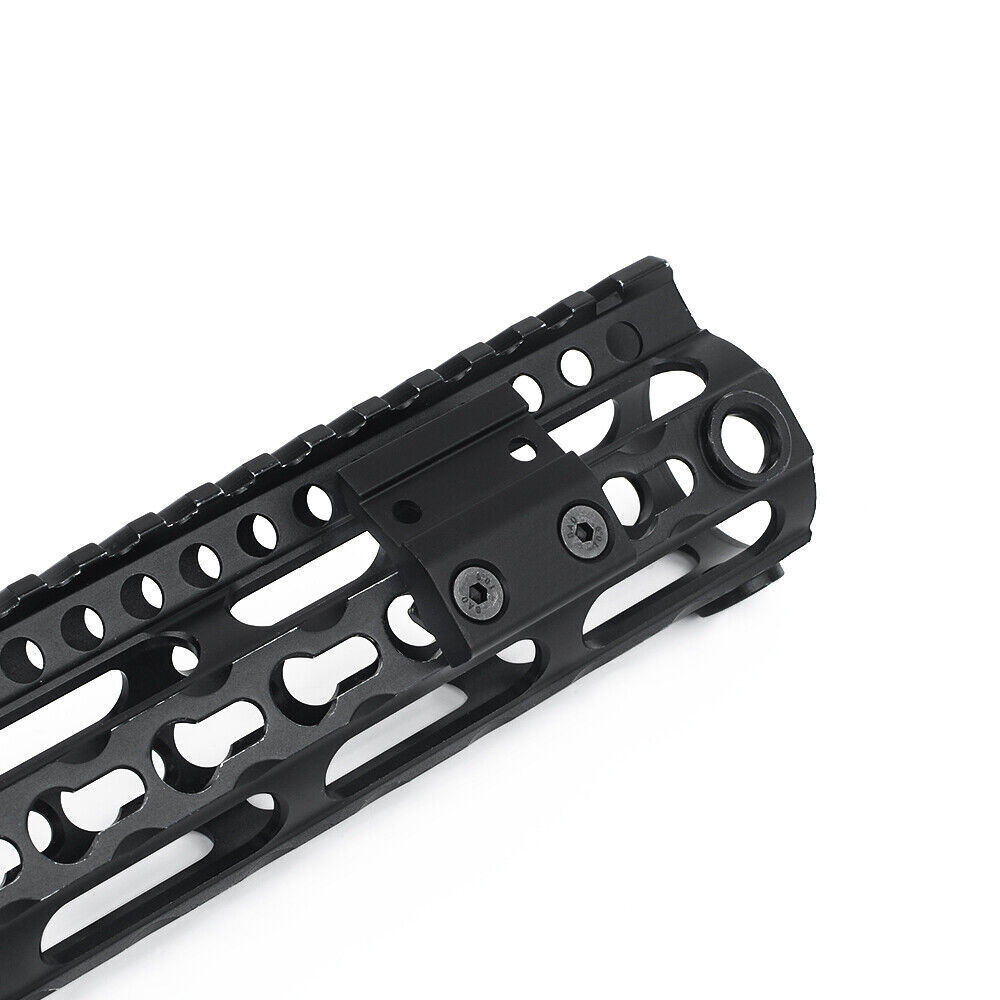 Airsoft Keymod MLOK Flashlight Offset Mount Base for M300 M600 M600DF flashlight