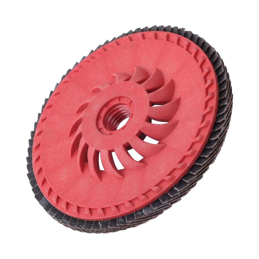 For Angle Grinder 10Pcs 4-1/2" × 7/8" 80 Grit T29 Flap Sanding Disc Ceramic