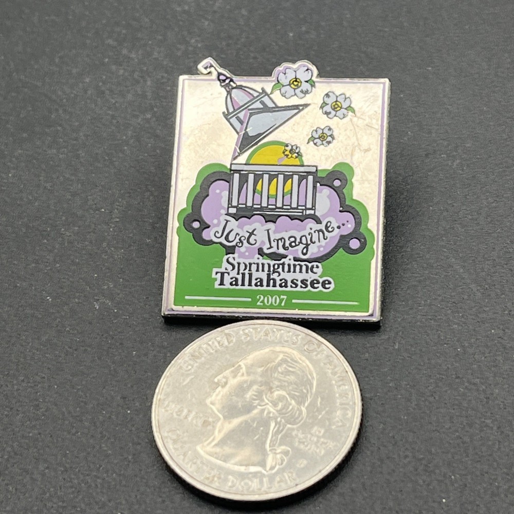 2007 Just Imagine Springtime Tallahassee Lapel Hat Pin