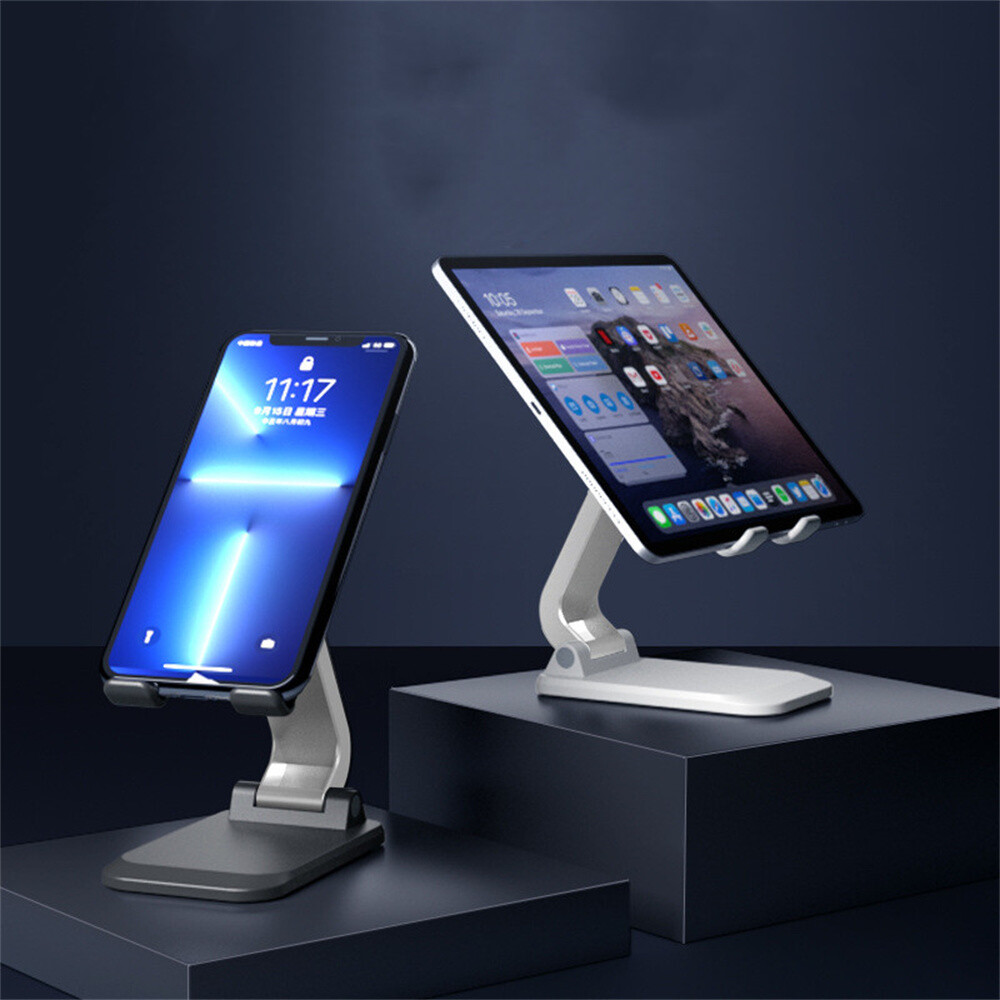 Foldable Cell Phone Tablet Desk Stand Holder Mount Cradle Adjustable