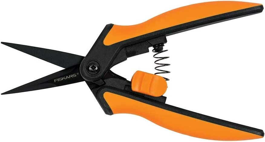 Fiskars Non-Stick Micro-Tip Pruning Snips NEW