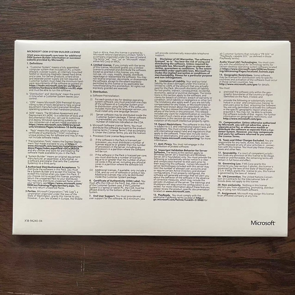 Microsoft Windows Server 2022 Standard Edition | 24-Core License | 50 CALs