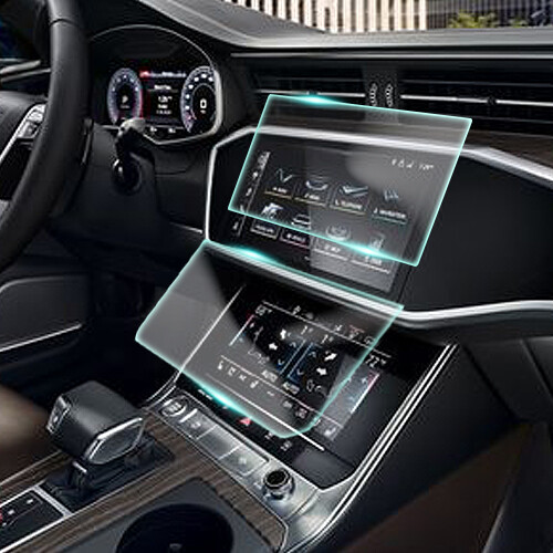 Crystal Clear Screen Protector for 2020 Audi A7 Vehicle Navigation