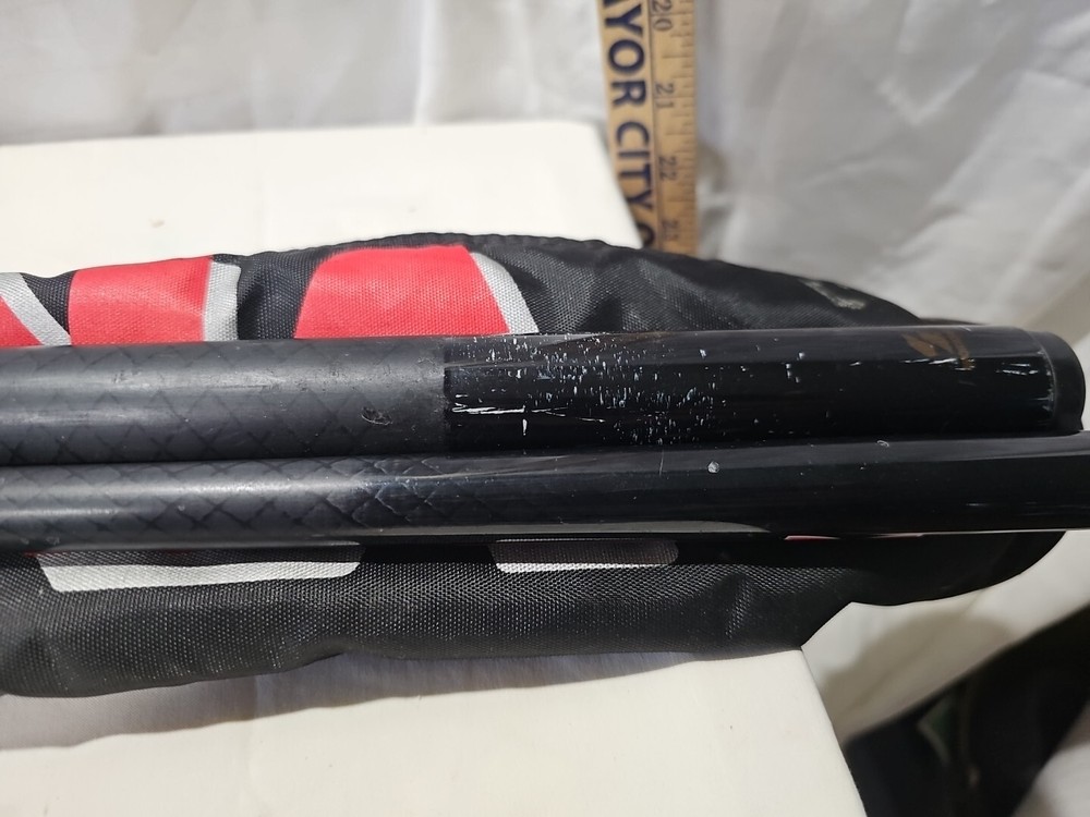 Sportcraft X-Factor Pool Cue Stick Graphite & Titanium w/ case 58"