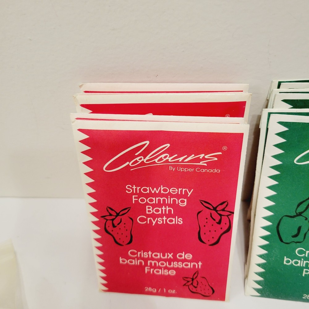 11 Mix Bath Salts Packets Upper Canada Apple and Strawberry