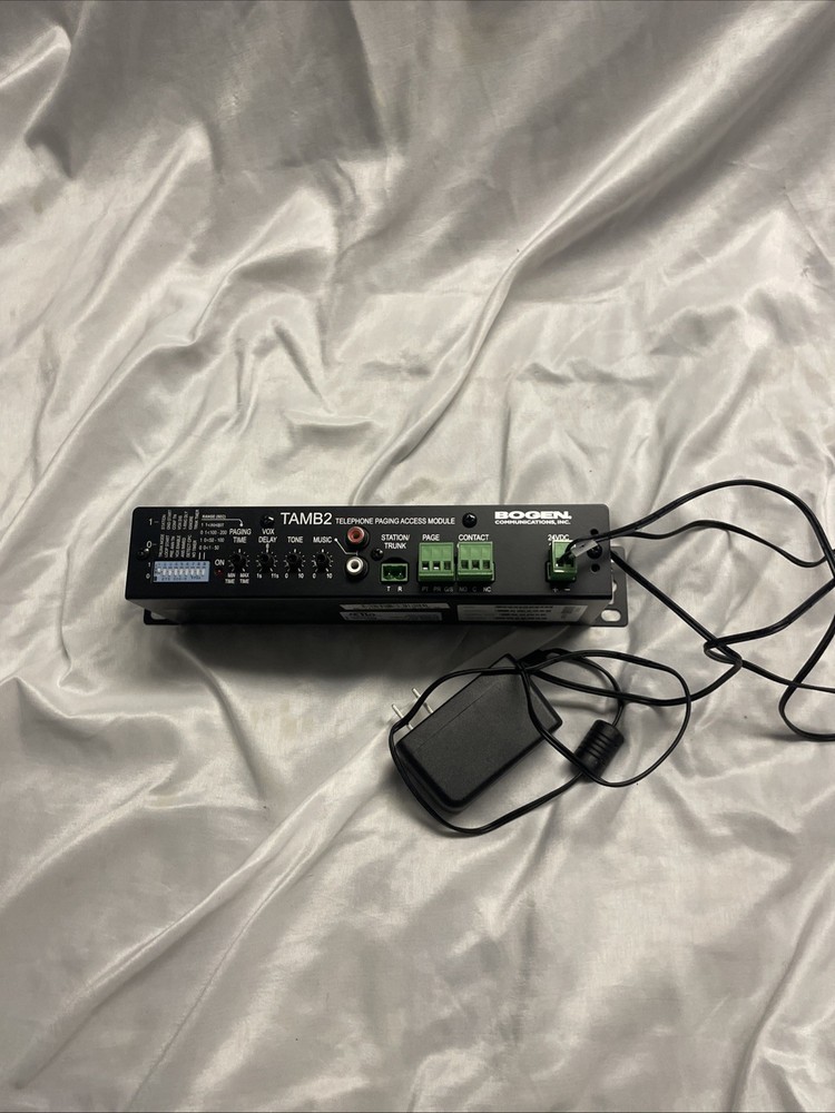 Bogen Communications TAMB2 Telephone Paging Access Module With Power Adapter