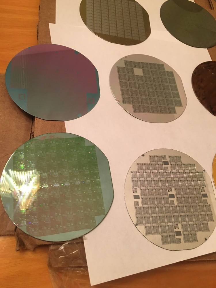 4" Unknown Silicon Wafer 1980s Extremely Rare
