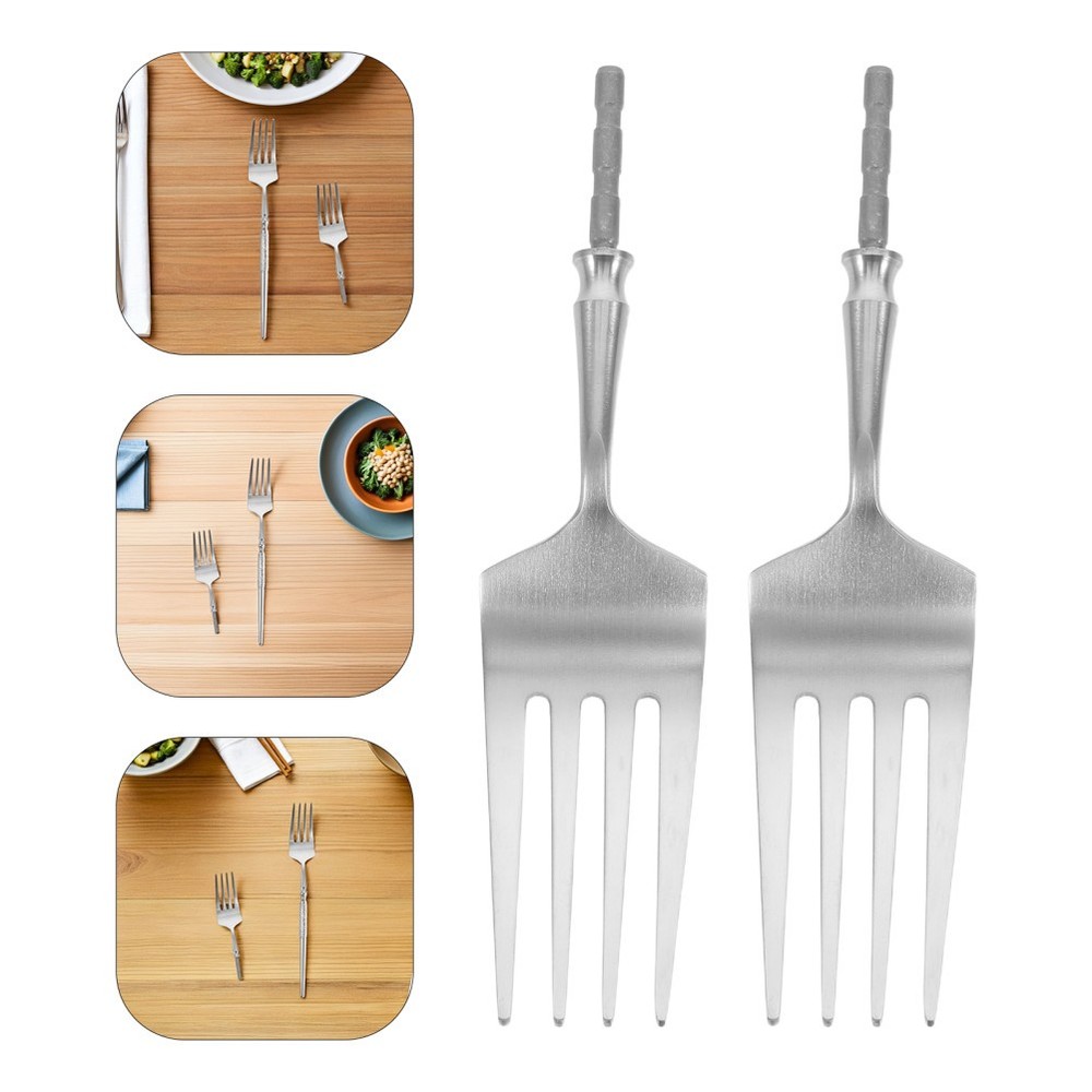2 Pcs Replacement Heads for Cutlery Forks and Spoons Insert Component