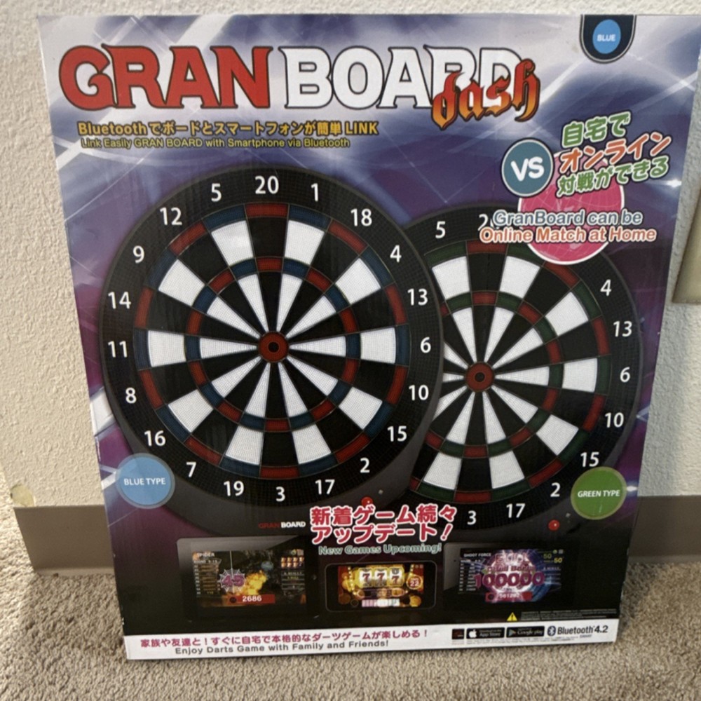 Gran Board Dash - Blue Electronic Dart Board Blue Type GRN0004