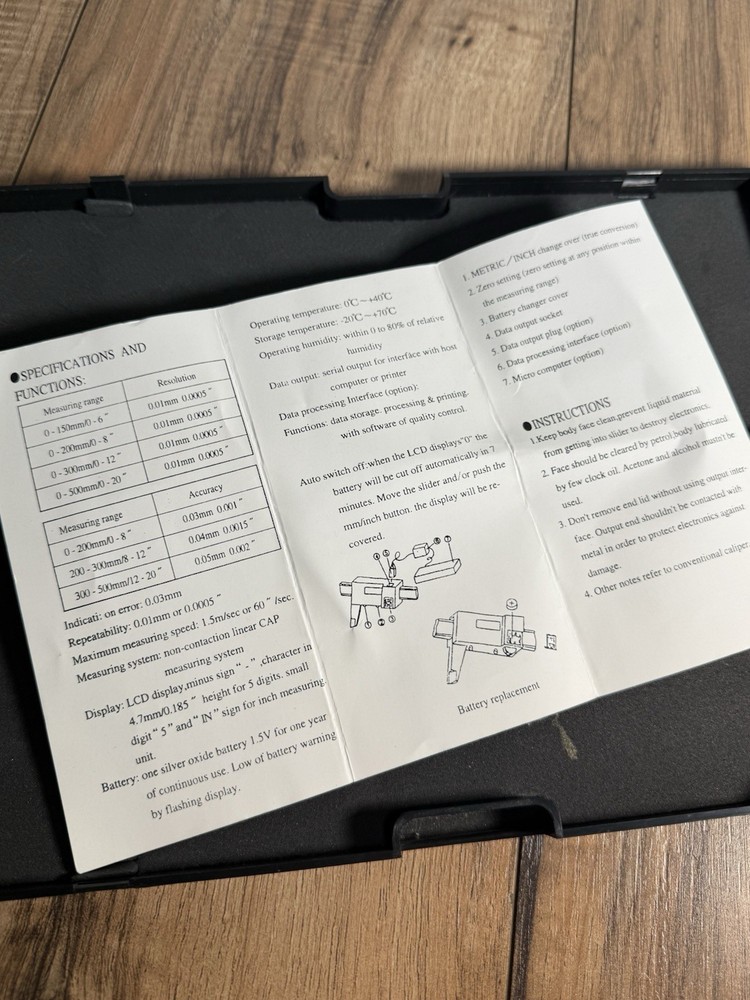 Thomas Scientific Electronic Digital Caliper ￼
