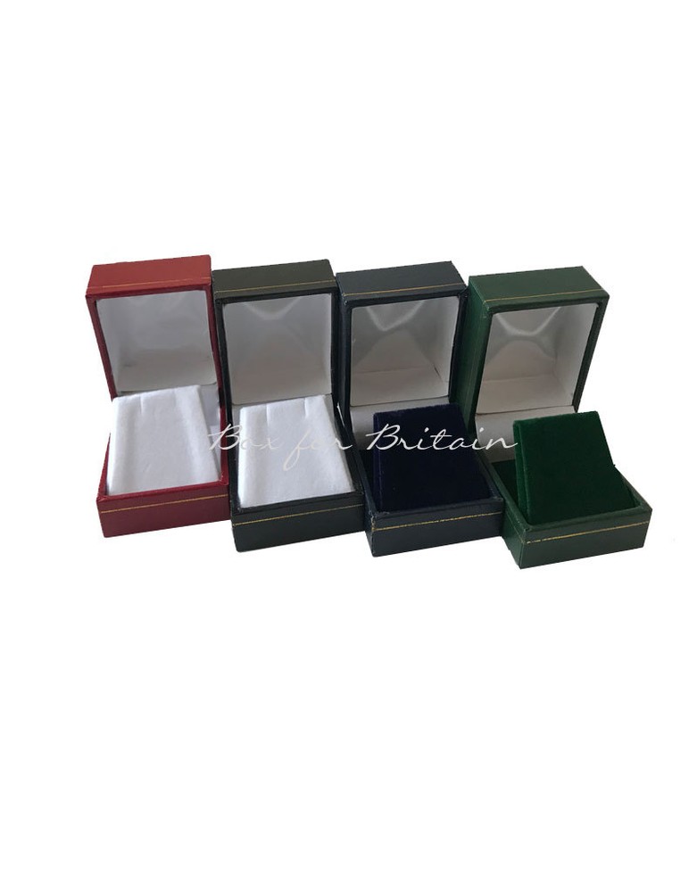 Leatherette Earring, stud Box Red 1 Stud, Earring Boxes, Wholesale price.