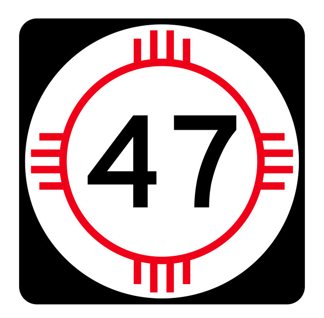 New Mexico State Road 47 Sticker Decal