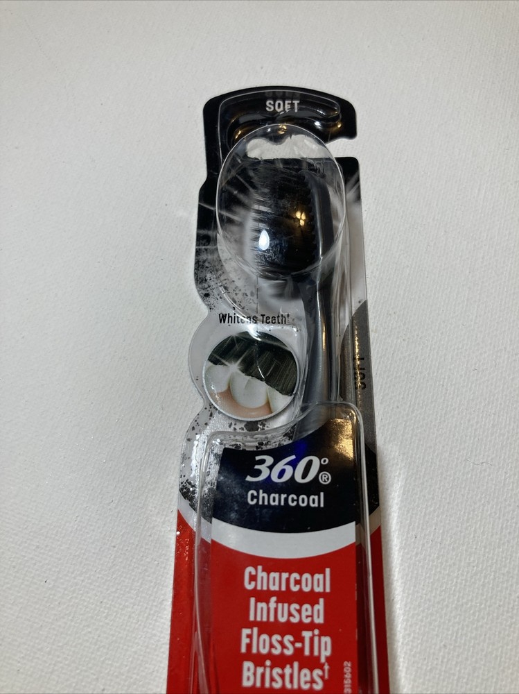 Colgate Toothbrush 360° Charcoal Soft Head Toothbrush