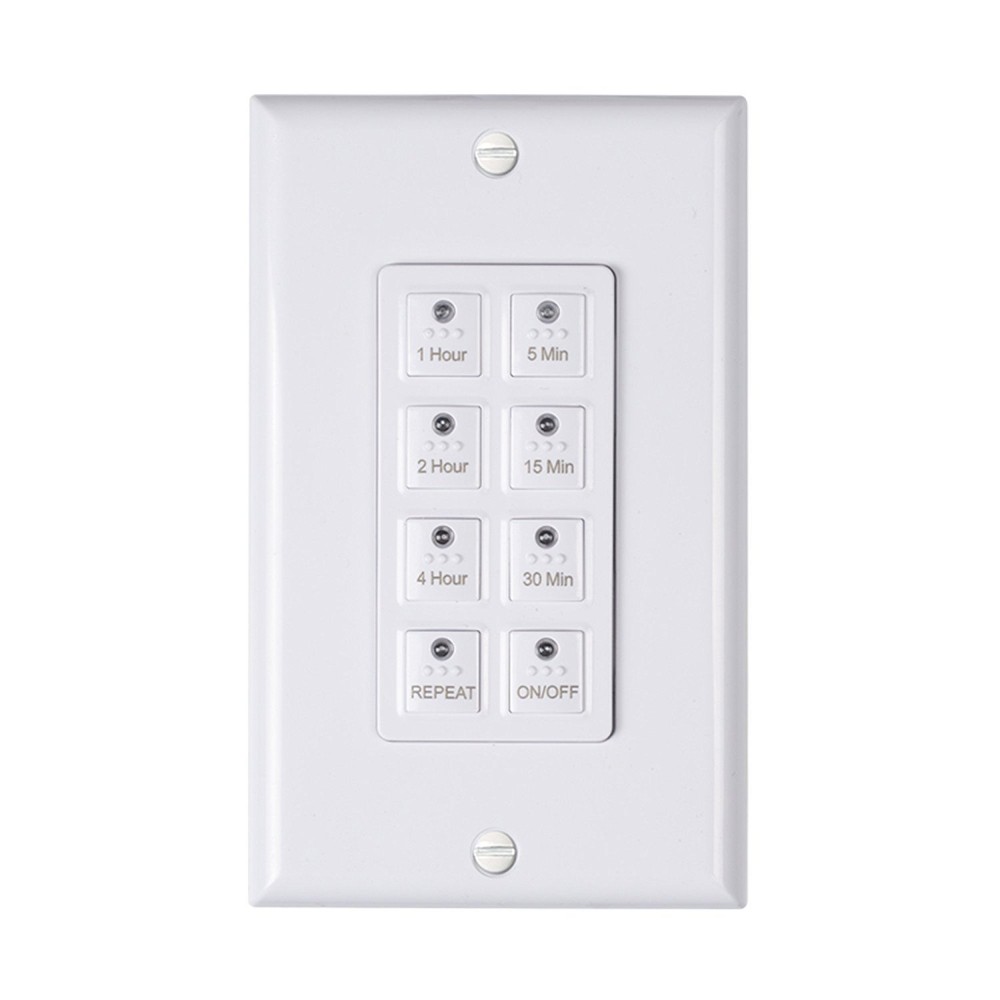 BN-LINK Countdown Digital In-wall Timer Switch 5-15-30-60 mins 2 4 hours For Fan