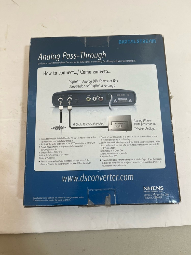 Analog Pass Through Converter Box