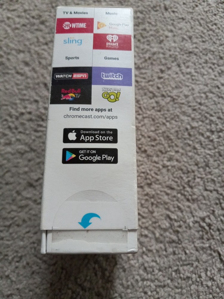 Google Chromecast HD Media Streamer GA3A00093-A14-Z01