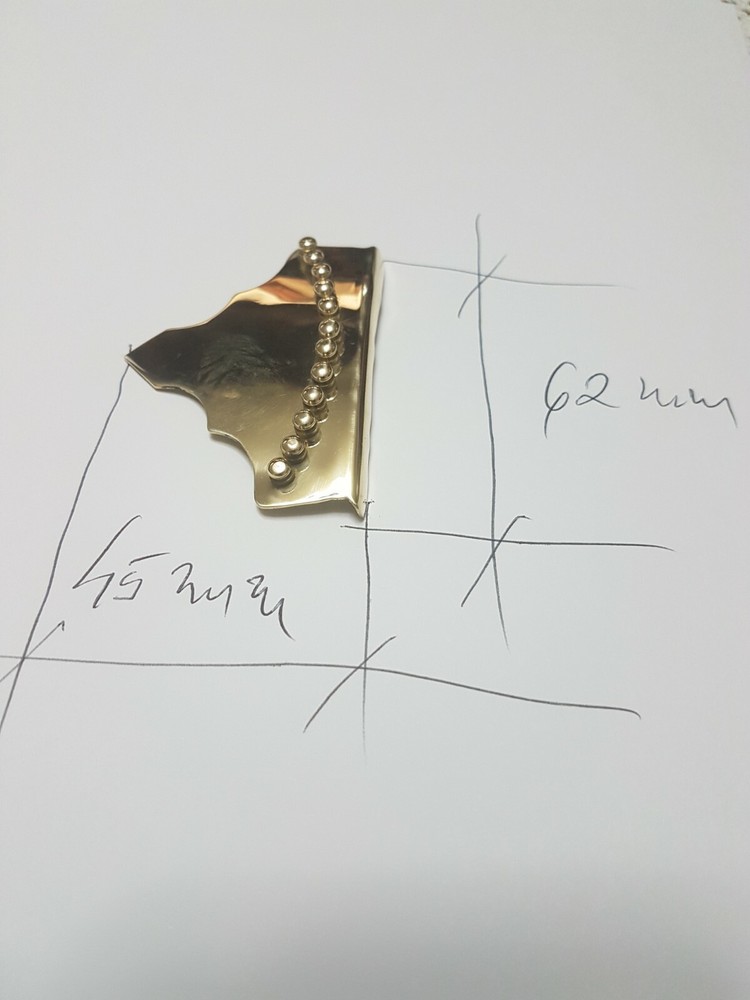 Brass Tailpiece 12 Strings