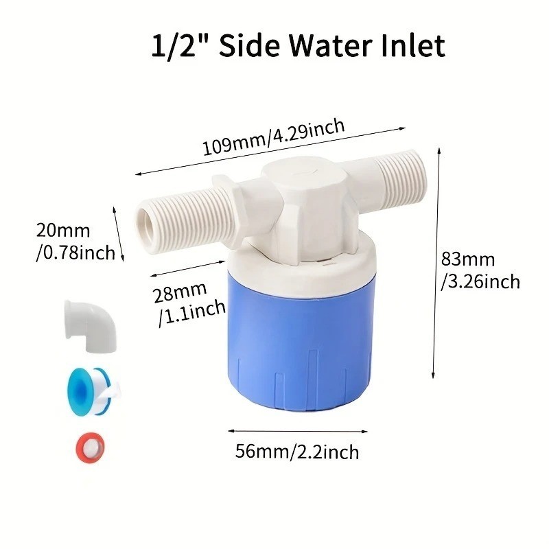Automatic Water Level Control Float Valve Water Tank Shutoff