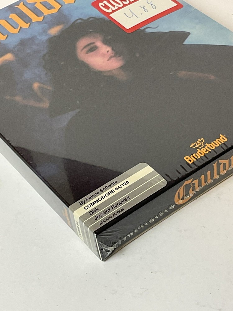Vintage Commodore Software Game Broderbund CAULDRON NIP Sealed