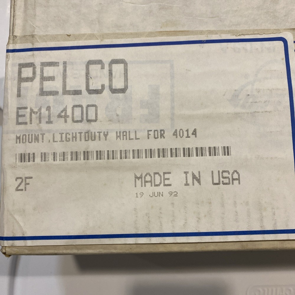 Pelco Em1400 Light duty Wall For 4014