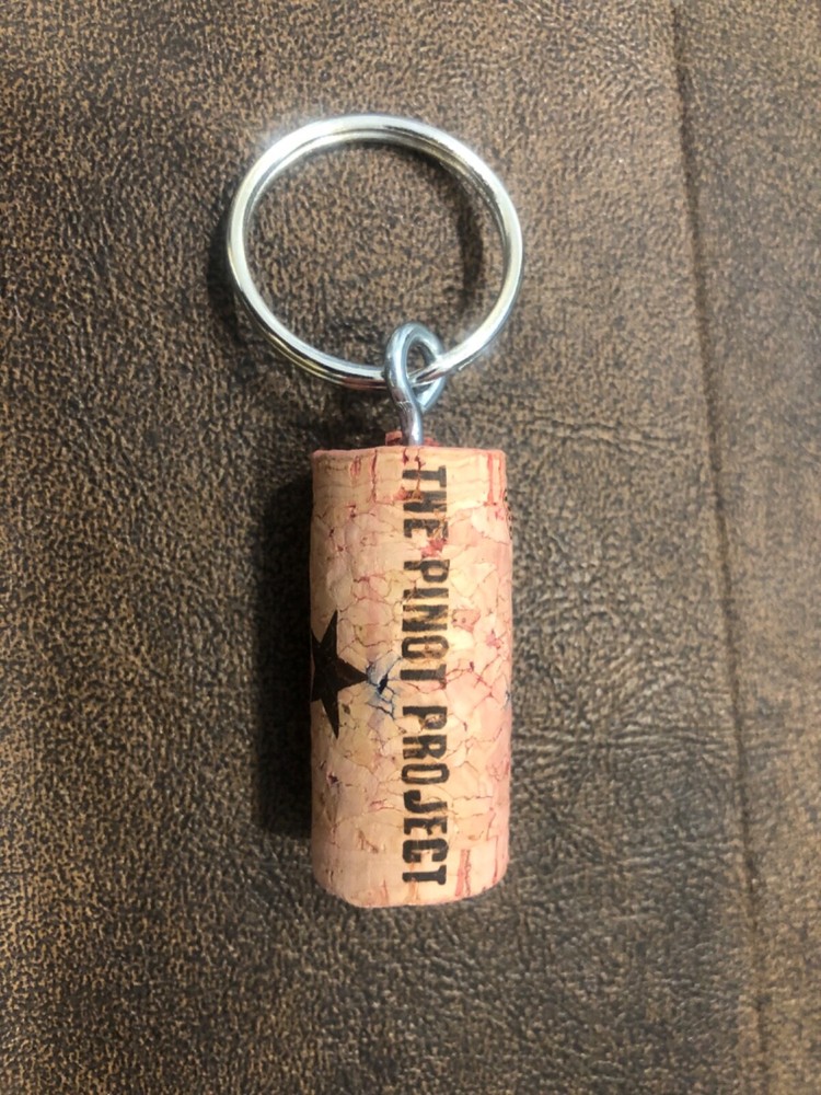 Recycled Wine Cork Keychains