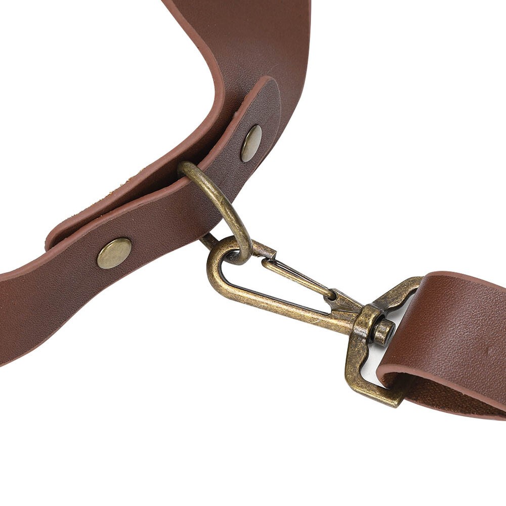 Leather Camera Shoulder Strap Universal Adjustable Shoulder Harness, For DSLR