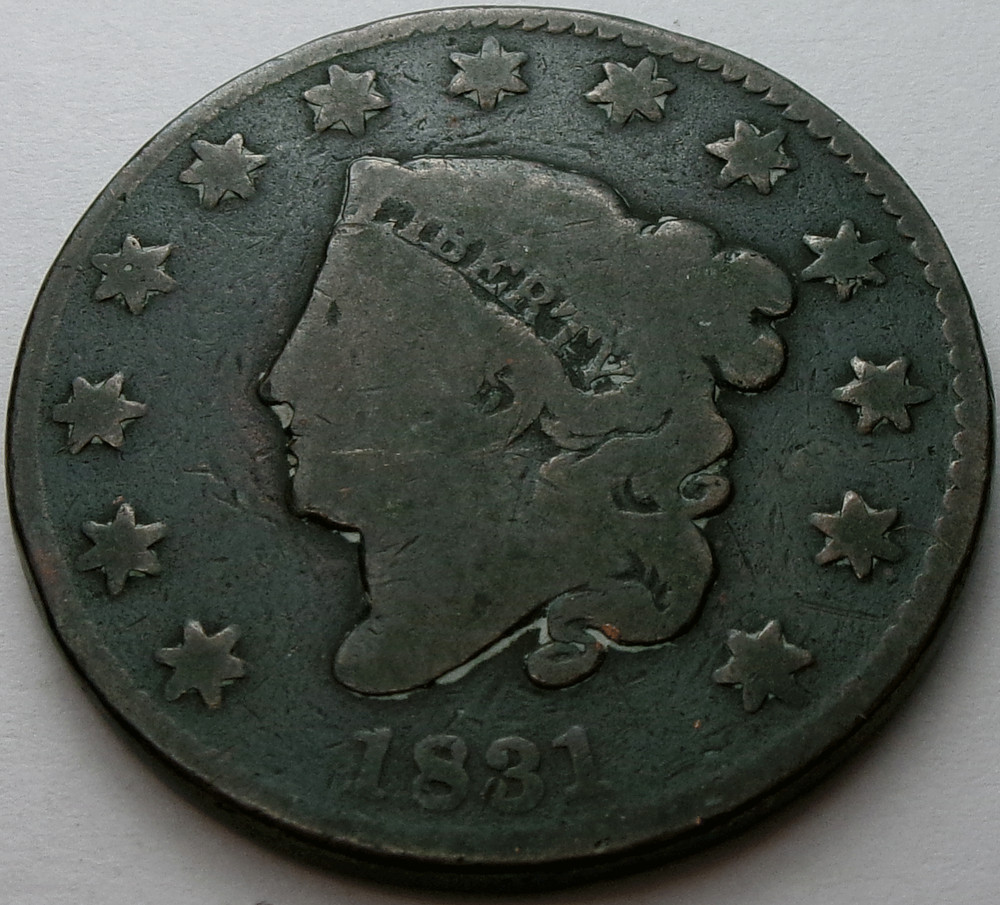 1831 Matron Head Large Cent