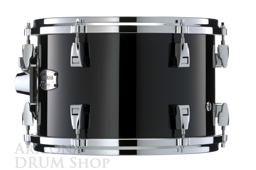 Yamaha Absolute Hybrid Maple 8 x 7 Tom , Solid Black - NEW - In Stock!