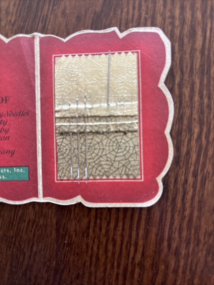 Miscellaneous Vintage Sewing Materials - Spools, Bobbins & Needles