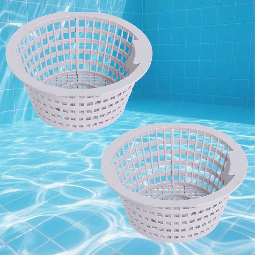 Pool Skimmer Basket Replacement Pack for Swimline Hydrotools 8928 2 Pack