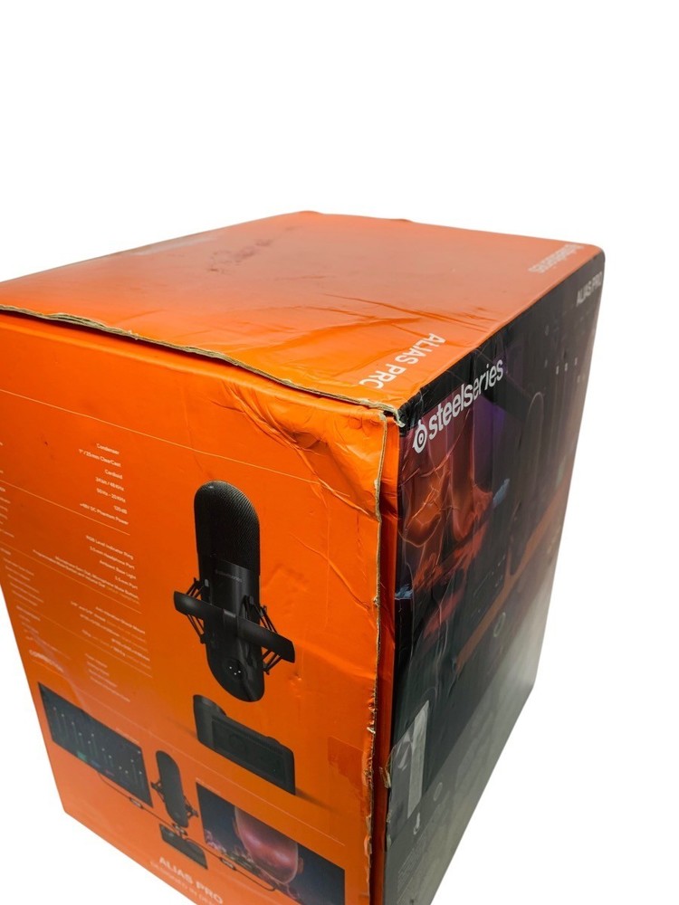 SteelSeries Alias Pro Combo Desktop Microphone Includes Accessories(READ)