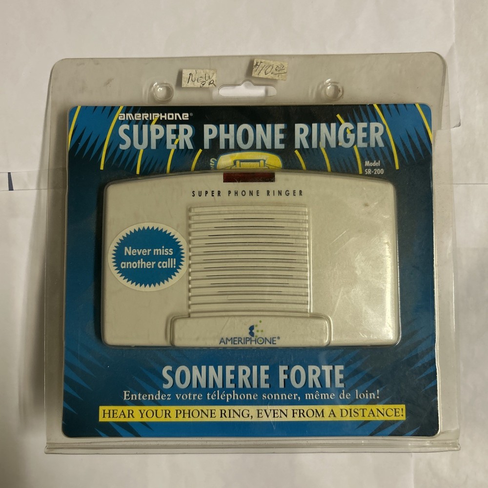 NEW Super  Phone Ringer Amplifier Ameriphone SR-200
