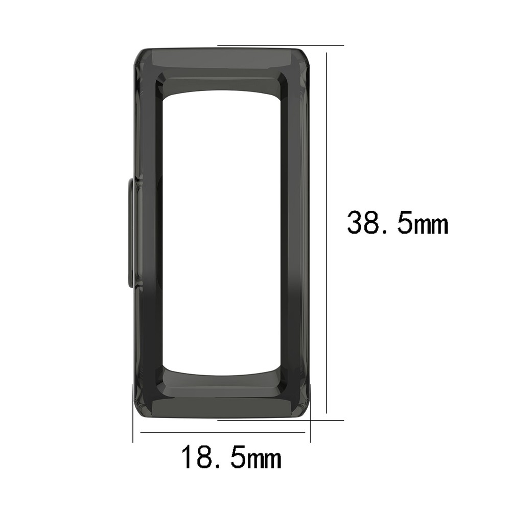 Compatible Soft TPU Silicone Protective Clear Case Cover for Fitbit Inspire