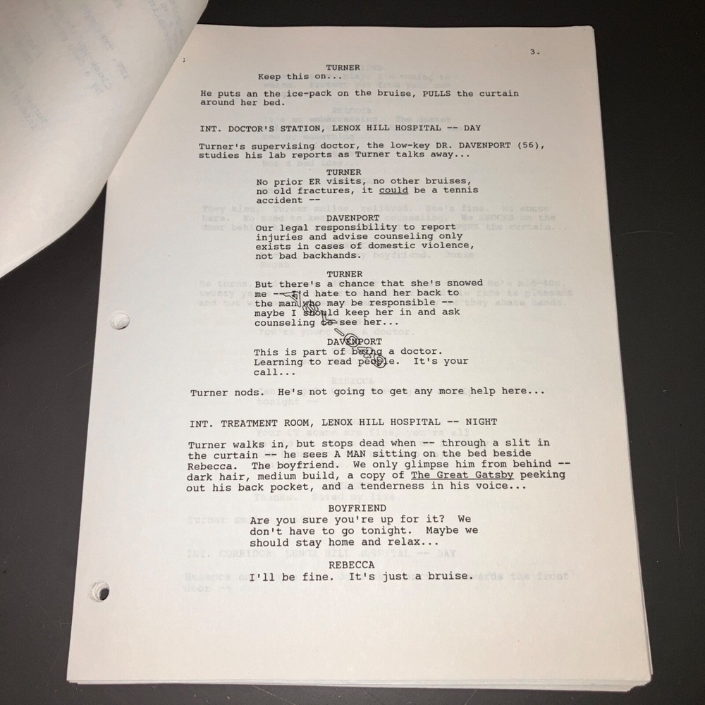 ASYLUM (10/20/98 Neil Moritz Unmade? Thriller Script Polish + COA!