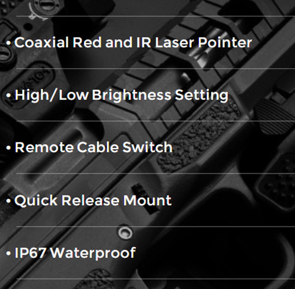 Holosun LS221R Co-axial Red Laser Pointer
