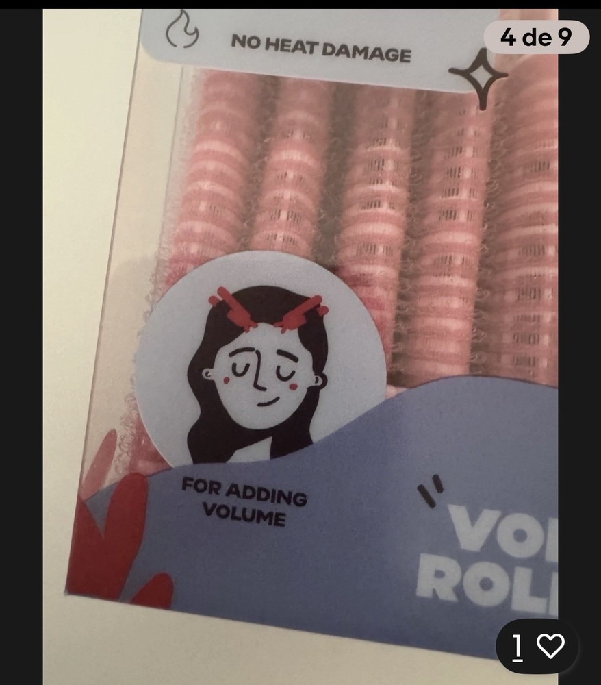 Hair Roller Clips Volumizing 4 Pack No Heat Damage for adding Volume