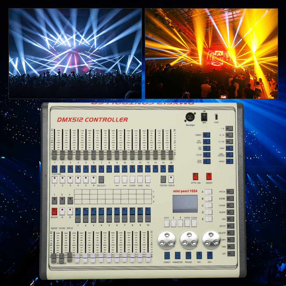 1024CH Console Mini Pearl DMX512 Lighting Disco Computer Light DMX Controller
