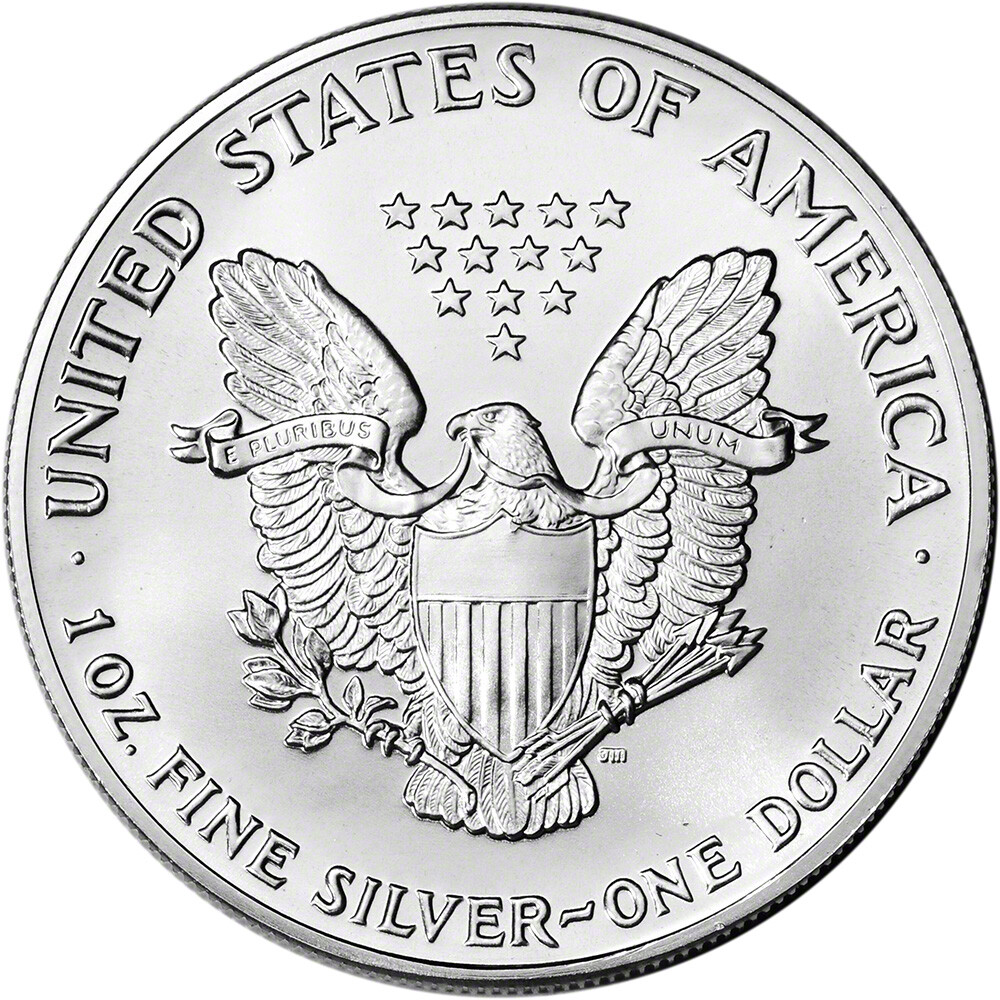 1990 American Silver Eagle Coin - NGC MS69