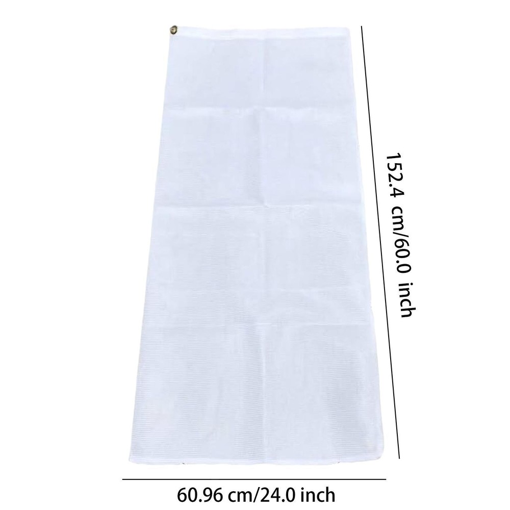Leaf Shredder Collection Bag White 24\" x 60\" Leaf Branch