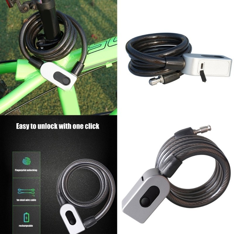 Waterproof Chain Lock With Fingerprints Electronic Security Solution For Outdoor