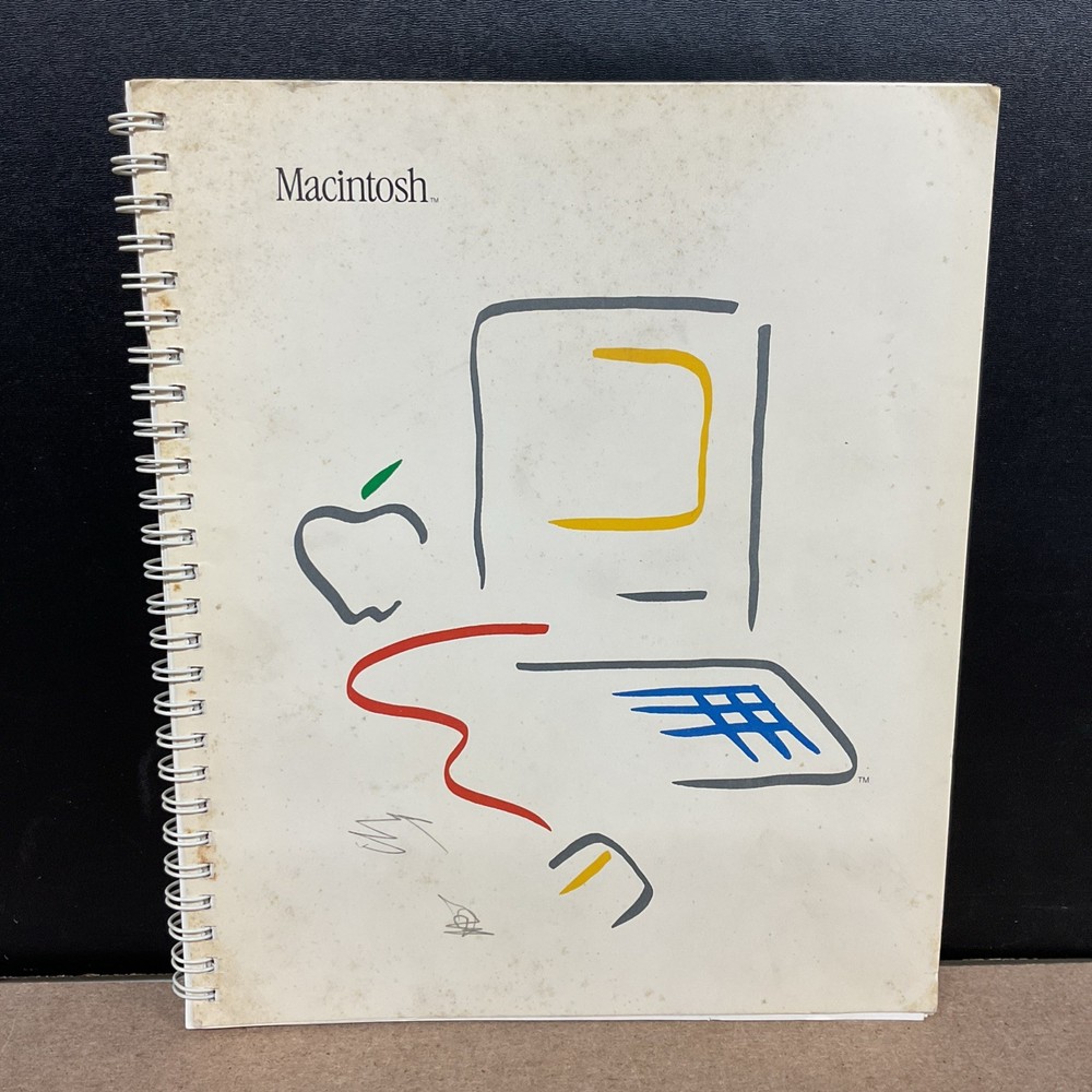 1984 Apple Computer Macintosh Manual Vintage Computing