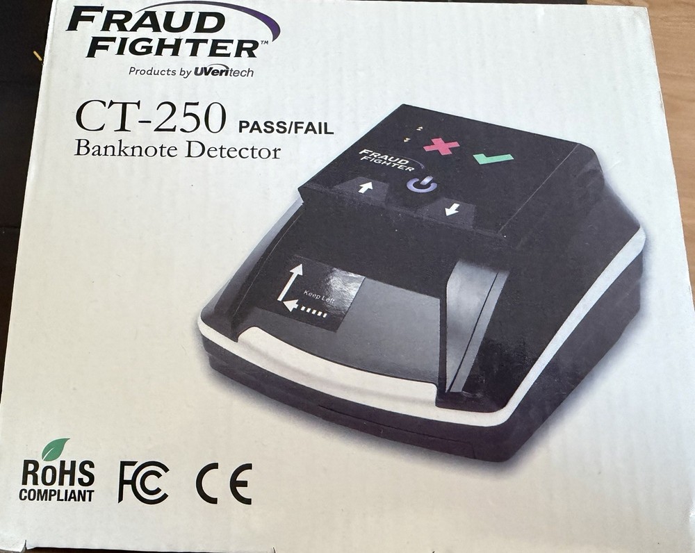 FraudFighter CT-250 Automatic Counterfeit Money Detector