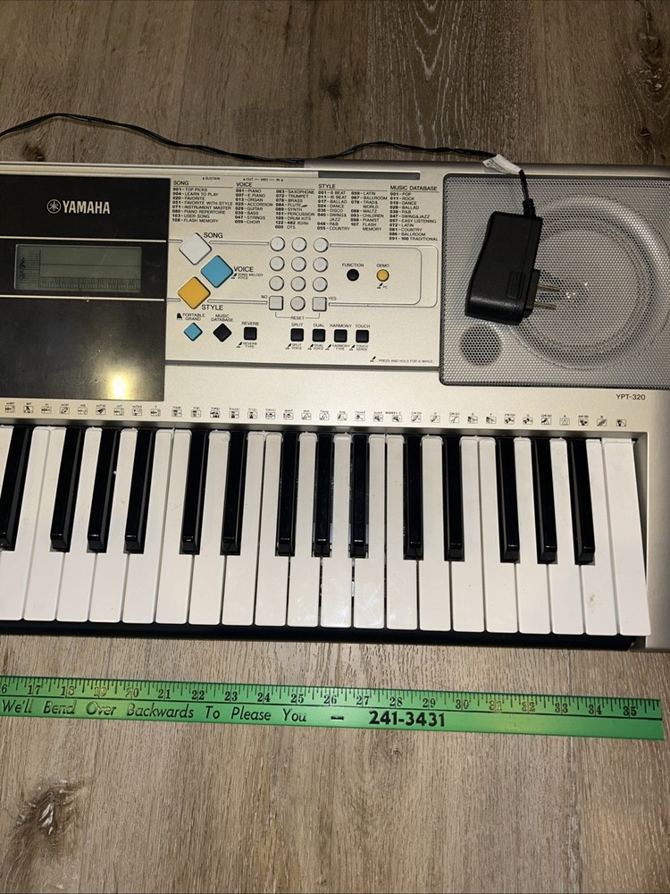 Yamaha YPT-320 Keyboard Tested Works Great