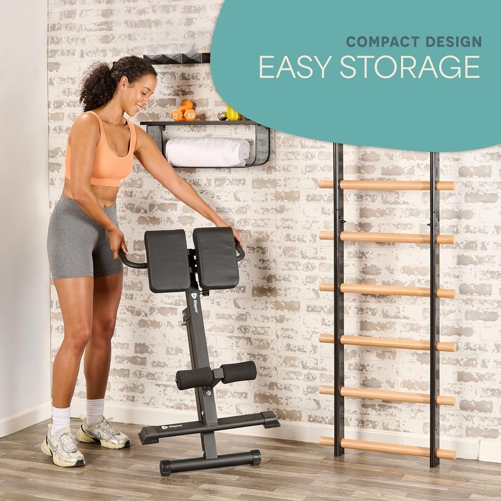 Hyper-Extension Roman Chair - Adjustable Lower Back Bench Machine