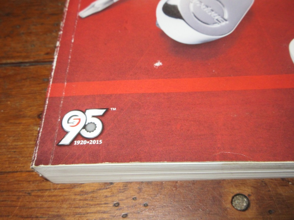 Vintage Snap On Tools 95th Year 1920-2015 Tool Catalog 1300 GUC